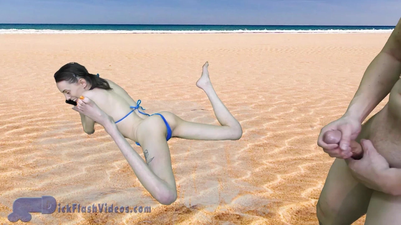 在海滩上偷偷摸摸香港的青少年aria haze