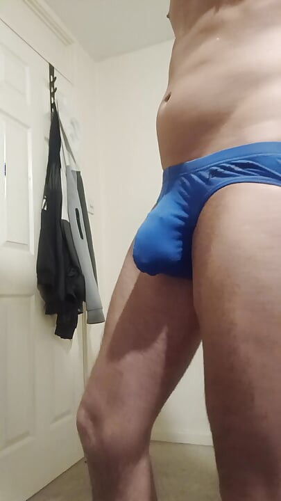 Showing off my cock in joggers