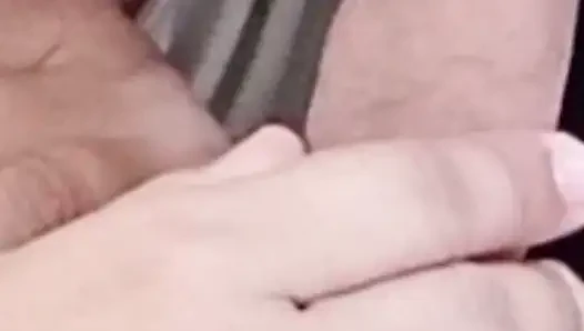 He sucks my balls very well