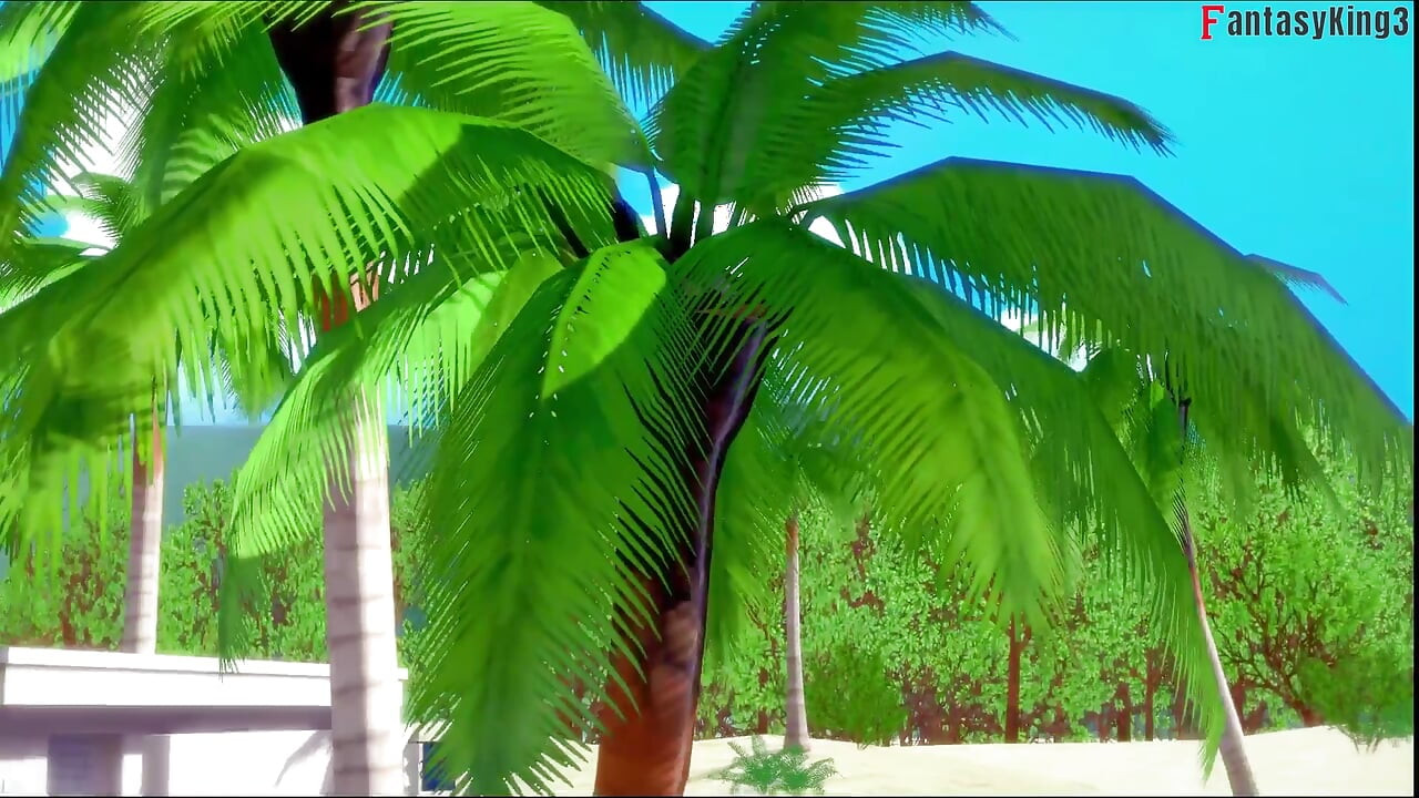 tinkerbell deepthroat on the beach