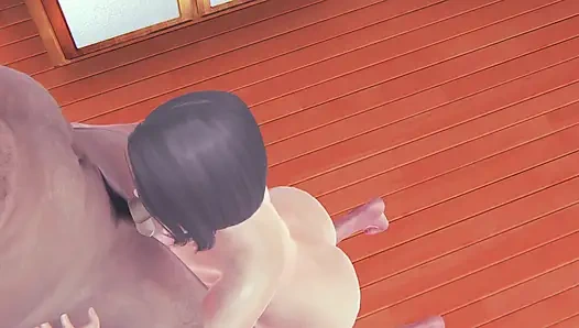 Горячая мачеха дает своему пасыню первый раз, когда они одни