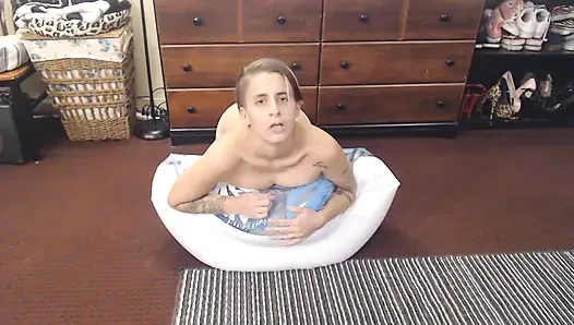 Sexy all nude tube deflating inflatable