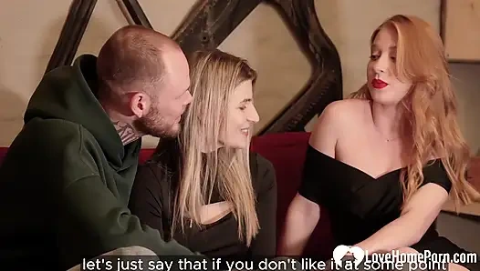 Girlfriend's stepsister joins us for an amazing threesome