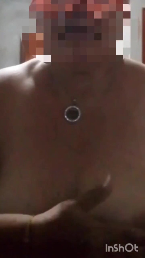 Widowed grandmother sends a video to her lover touching her tits | Clip 2