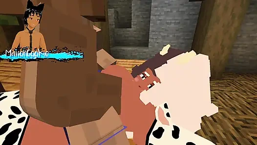 Minecraft Sexcraft The Jenny Mod  - Seeing what Cassie has to offer with her massive tits