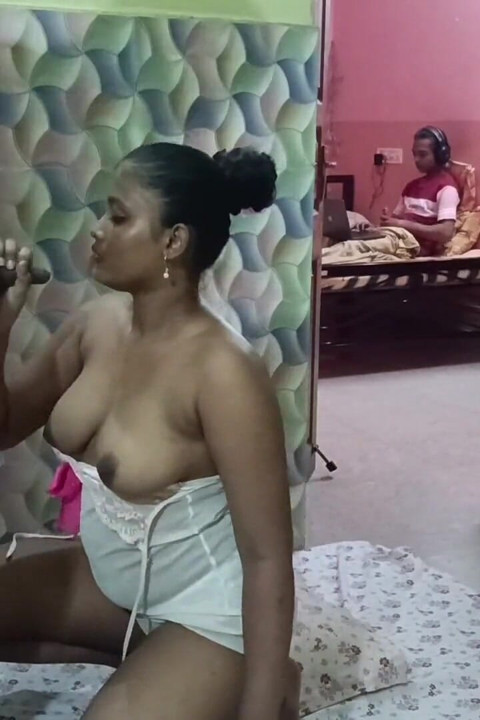 Stepmom Watching Stepson Masrturbating with Stepfather Part 1