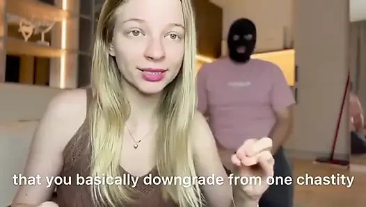 Vom männlichen sklaven zur hübschen sissy angelas erster tag