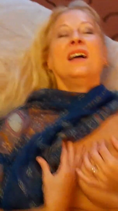 Amateur blonde mature wife enjoys half clothed sex games | Clip 2