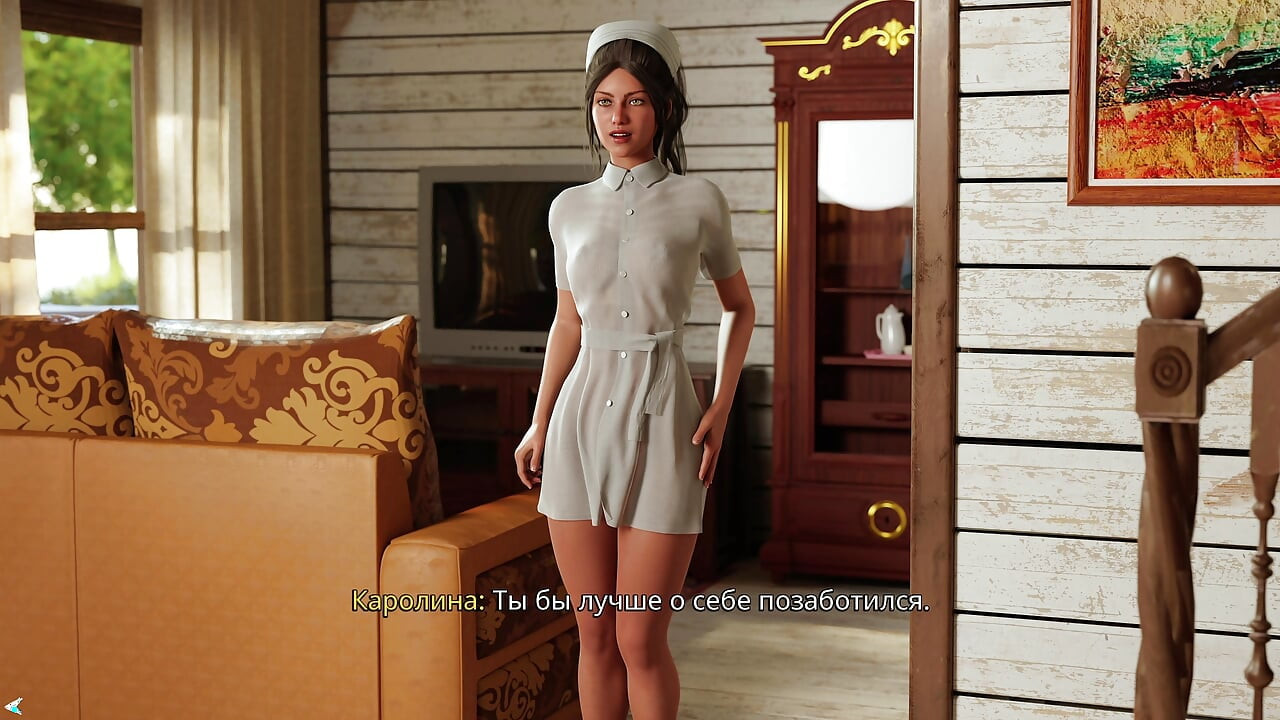 The nurse looked into the patient's underpants, and when he woke up, she could not help herself