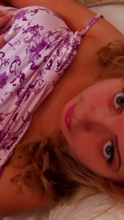 Chubby camgirl is not averse to a DP threesome | Clip 1