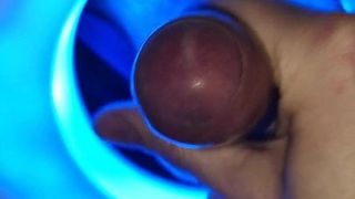 Blue Vision сперма у глорихола в презервативе