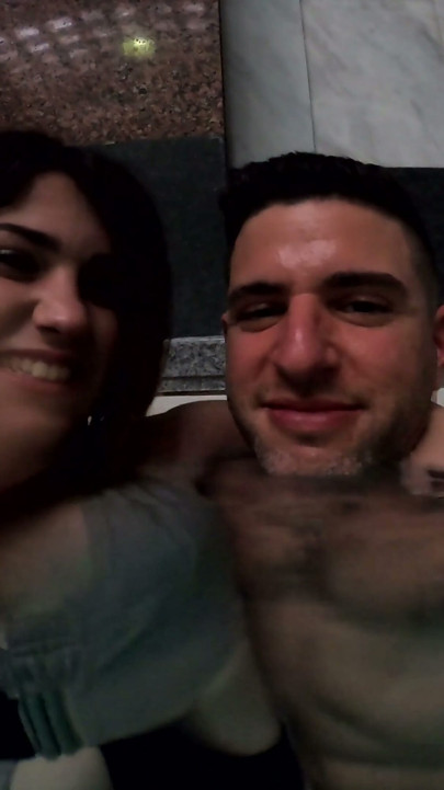 Risky Pick up Sex with Petite Spanish in Famous Thermal Bath - Valentina LaPiedra | Clip 2