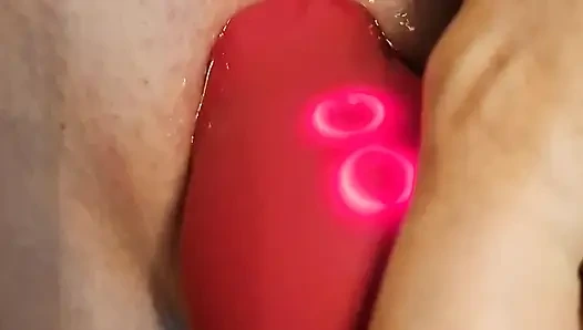 Squirt with rose close up.