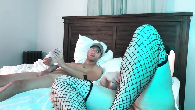 Trans Kelsey Masters and Man Masturbating - Compilation 1