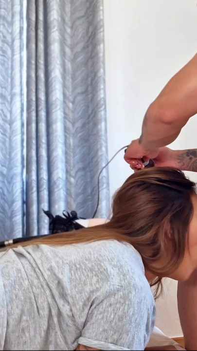 Naughty stepsister! She replaced my masturbator with her pussy so I'd fuck her! | Clip 1