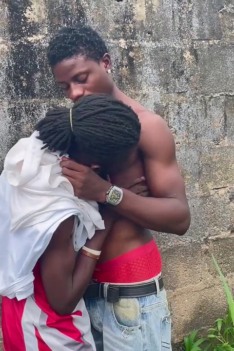 Kissing My New Boyfriend in the Bush
