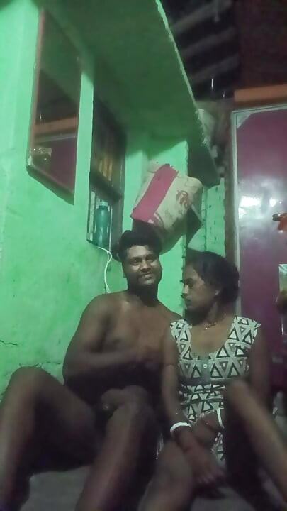 There was no one in the house, suddenly the husband came into the house and locked it and took the wife to the bed, after going to bed, he fell into full romance