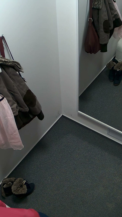 Czech Cabins 8: Skinny Brunette Shows Her Ass - Every Angle on Full Display