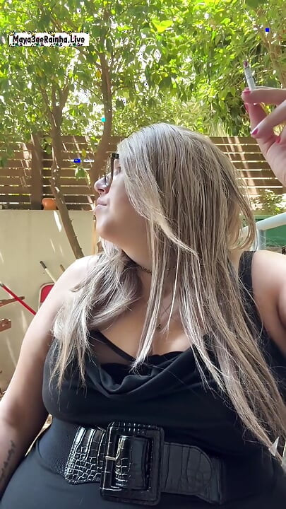 BBW Brazilian MILF Morning Outdoor Chainsmoking Ritual Parliament Longs