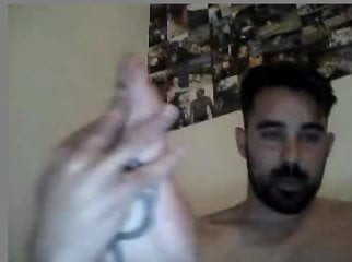 straight male feet on webcam
