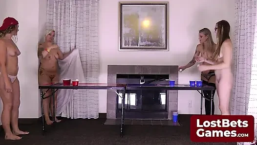 Strip beer pong game anticipation surges before Tobi's iconic tattoo