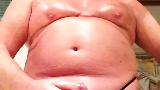Brust,Bauch ,Penis und Sperma