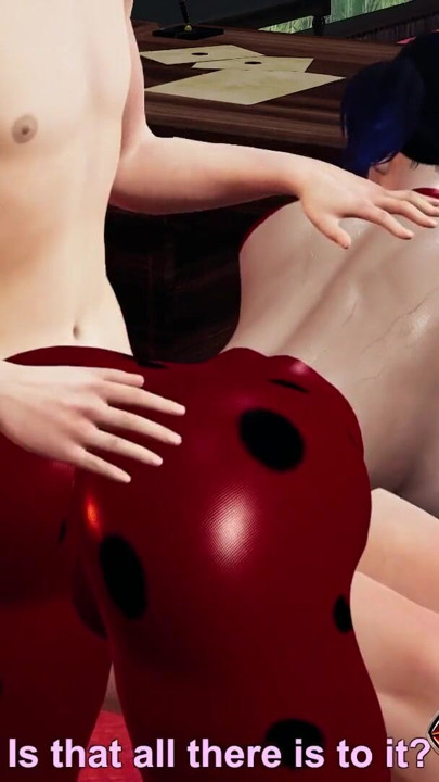 Ladybug in rule34 - pantat hentai dicambuk dan dicambuk sambil pakai baju kulit, memek beceknya dicambuk | Klip 1