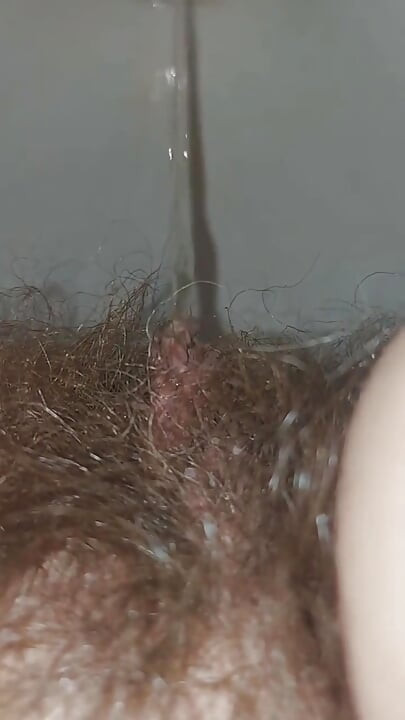 Pissing Woman, Hairy Pussy Pissing