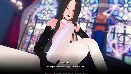 Dämonin prinzessin spielt mit meinem großen schwanz