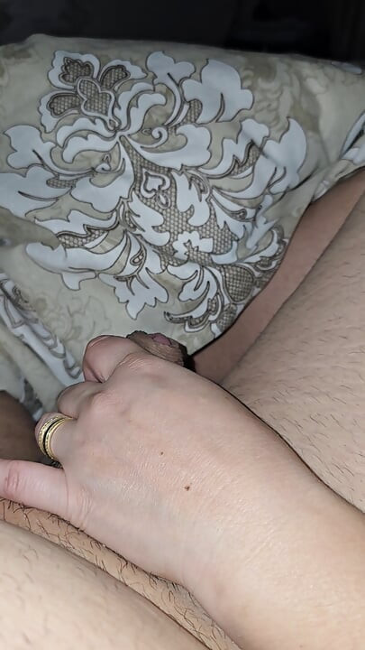 Step mom handjob step son dick after her husband funeral