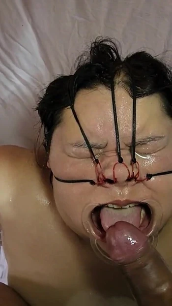 Emotional moment from "I just want to be humiliated, fuck my face, fuck my throat until you empty your balls"