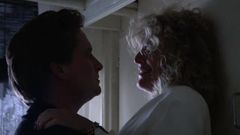 La celebrità Glenn chiude le scene di sesso in attrazione fatale (1987)
