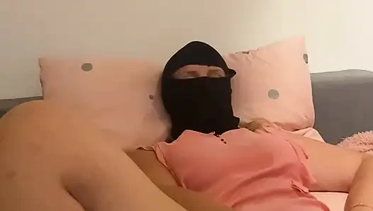 ANNA make myself on Bed with pussy