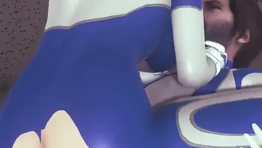 Невидимую женщину трахают эластичным хуем 2