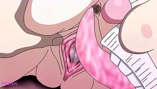 Bonney and Vegapunk Love Fuck, one Piece