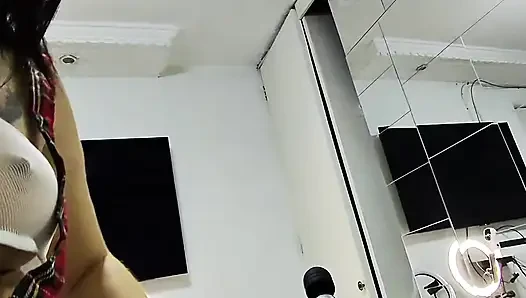 University student asks me to fuck her if I pass her the course and I end up with tremendous squirt