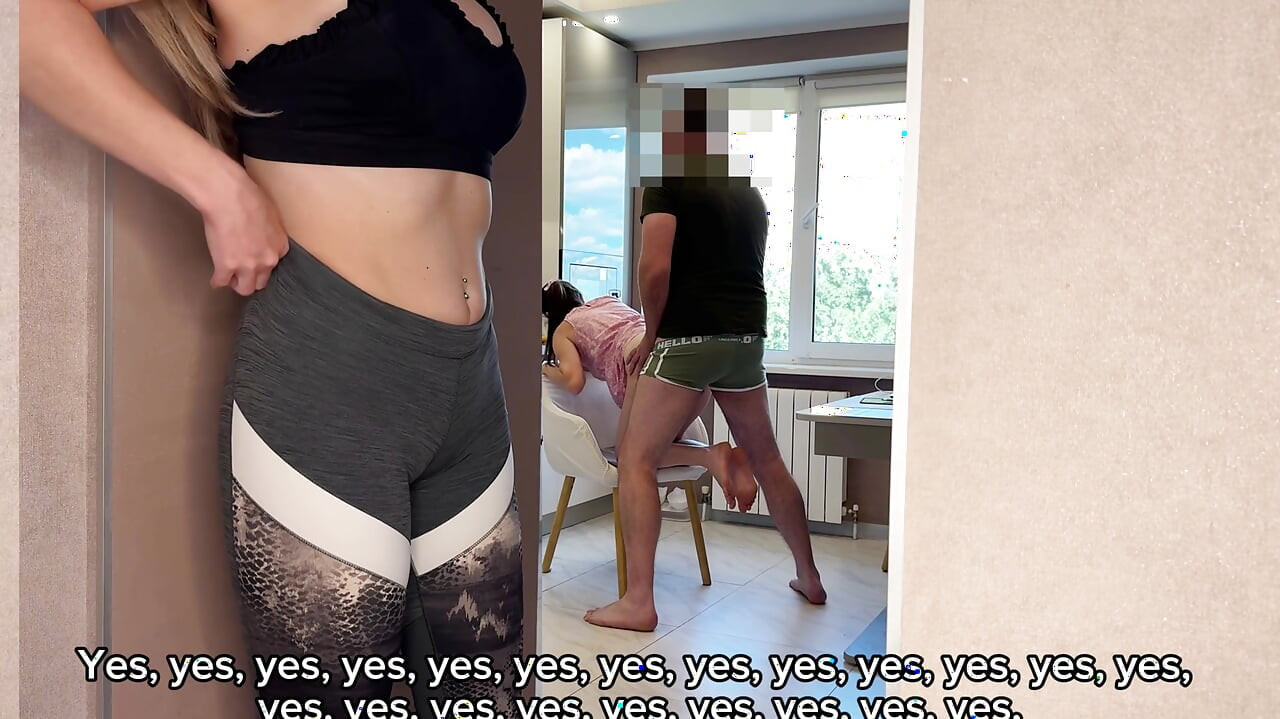 Hot Stepmom Pounced On Me And Fucked Me After My Sex With Girlfriend - Russian Amateur With Talk And English Subtitles