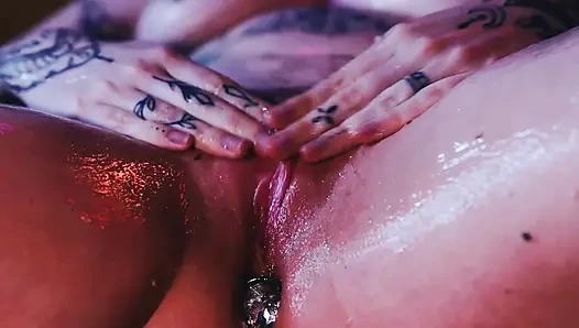 Sinematik 6k mastürbasyon, asmr orgazmı, tıkalı ve damlayan