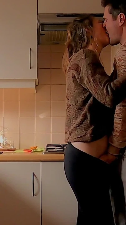 Epic moment from "Kitchen make out with kissing & fingering - sensual teasing stepsister"