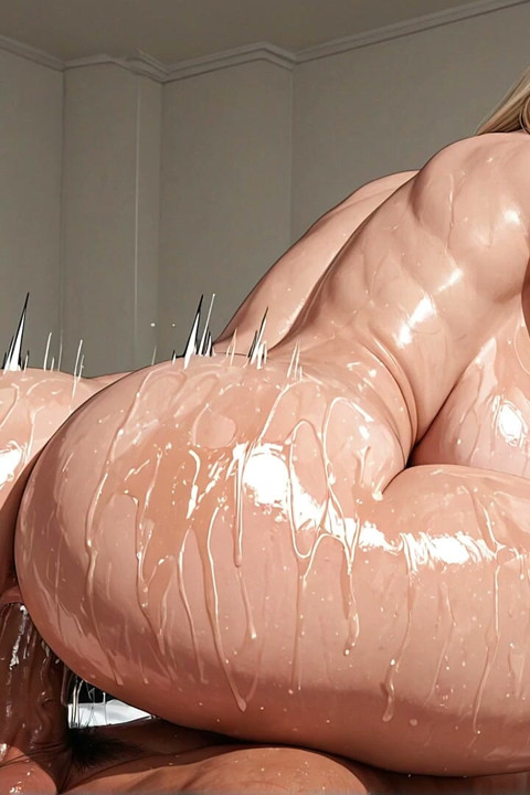 Huge Tits Blonde Gets Fucked Hard and Filled with Cum, 3D Semi-anime