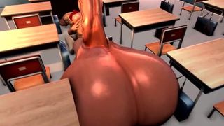 Futa milf fucking futa teacher