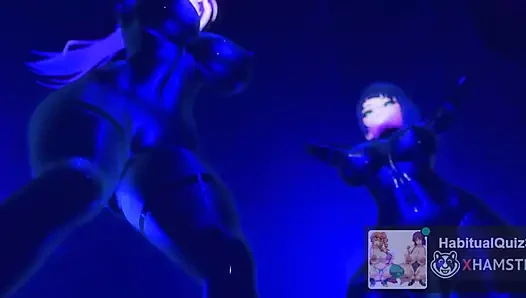 MMD R18 МИСТЕР УДАР YELAN GENSHIN HAKU ASS Kancolle Kantai косплей хочет жестко трахнуть Ai, 3D хентай