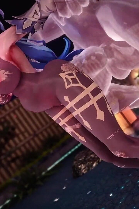 Genshin Impact -hot Spring Monster Fuck Horny Ganyu - 3D Hentai Animations