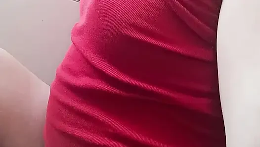 Masturbation in heat after a walk