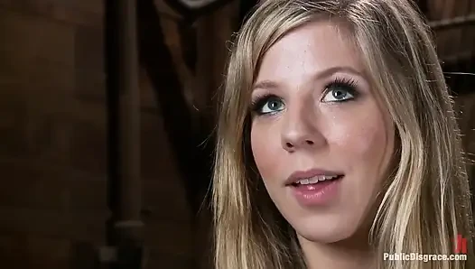 Verdammt heiße blondine, schÃ¤tzchen mit knackarsch wird von nacho vidal in der öffentlichen hardcore-szene gefickt