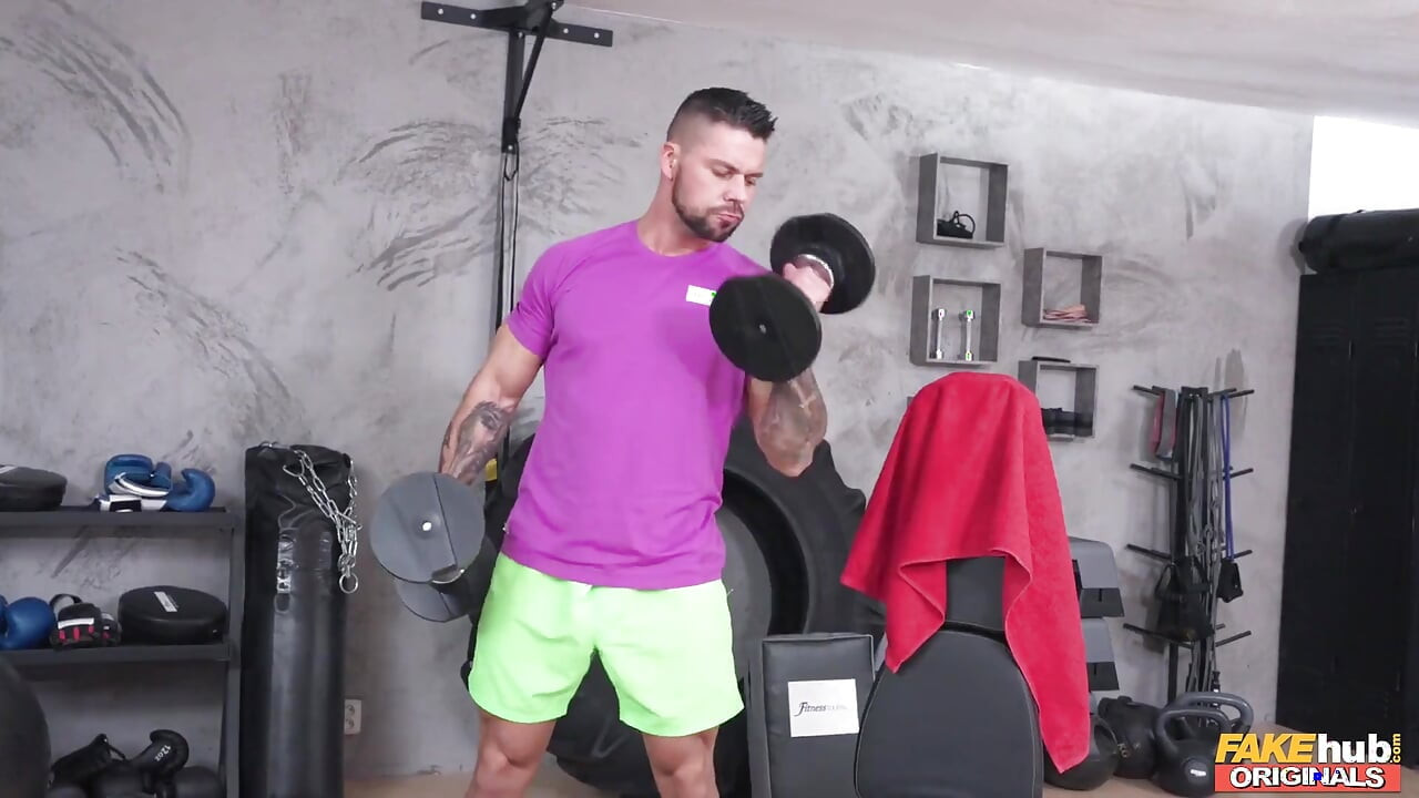 Fakehub Originals - Fit Blonde Lucky Bee Addicted to Orgasms and Fucks Her Trainer