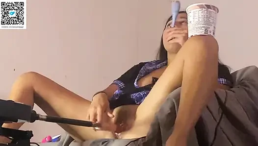 Amateur Latina Slut Fucking Machine