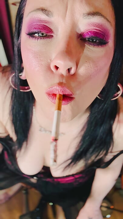 A Quick Dangling A Cigarette Video With You Beautiful Smoking Queen, Tina Snua!