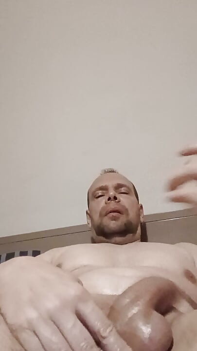 Big wet cock masturbated well