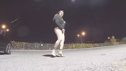 Sıcak bir kasım gecesi olgun sissy cd - solo eğlenceli crossdresser fahişe.